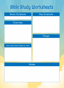 Bible Study Worksheets 10 Free PDF Printables Printablee