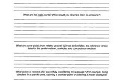 Bible Study Worksheets Cchrisholland