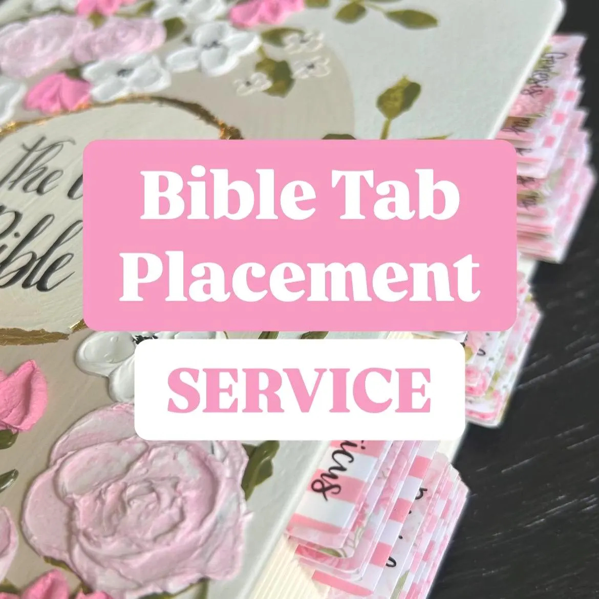 Bible Tab Placement Guide Etsy