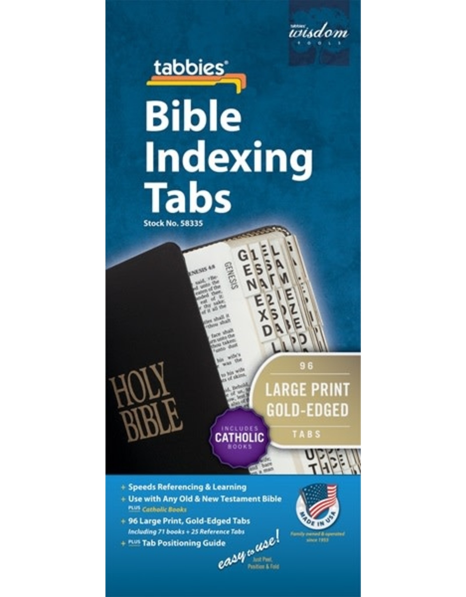 Bible Tab Printable Positioning Guide