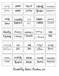 Bible Tabs double Sided printableblank Background afrikaans Version digital Download Etsy