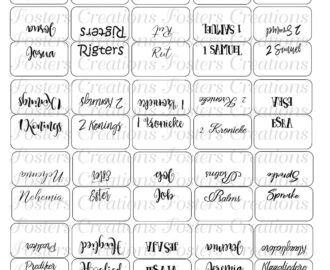 Bible Tabs double Sided printableblank Background afrikaans Version digital Download Etsy