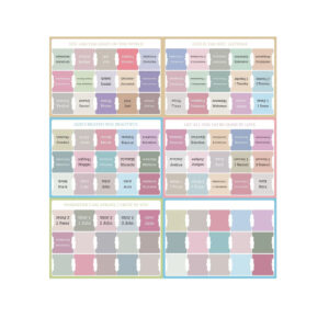 Bible Tabs For Easy Navigation Color Coded Book Labels With Blank Tabs For KJV NIV ESV Bibles 66 Books 7 87 Inch Walmart