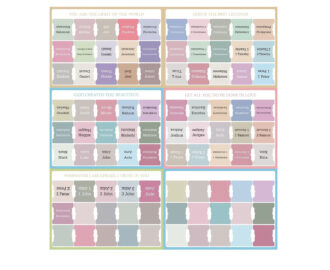 Bible Tabs For Easy Navigation Color Coded Book Labels With Blank Tabs For KJV NIV ESV Bibles 66 Books 7 87 Inch Walmart