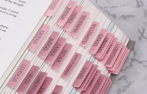 Bible Tabs For Men 75 Laminated Bible Tabs With Alignment Guide Repositionable Large Print Stickers For Easy Reading And Applying In Bibles For Women And Men Bible Study Supplies