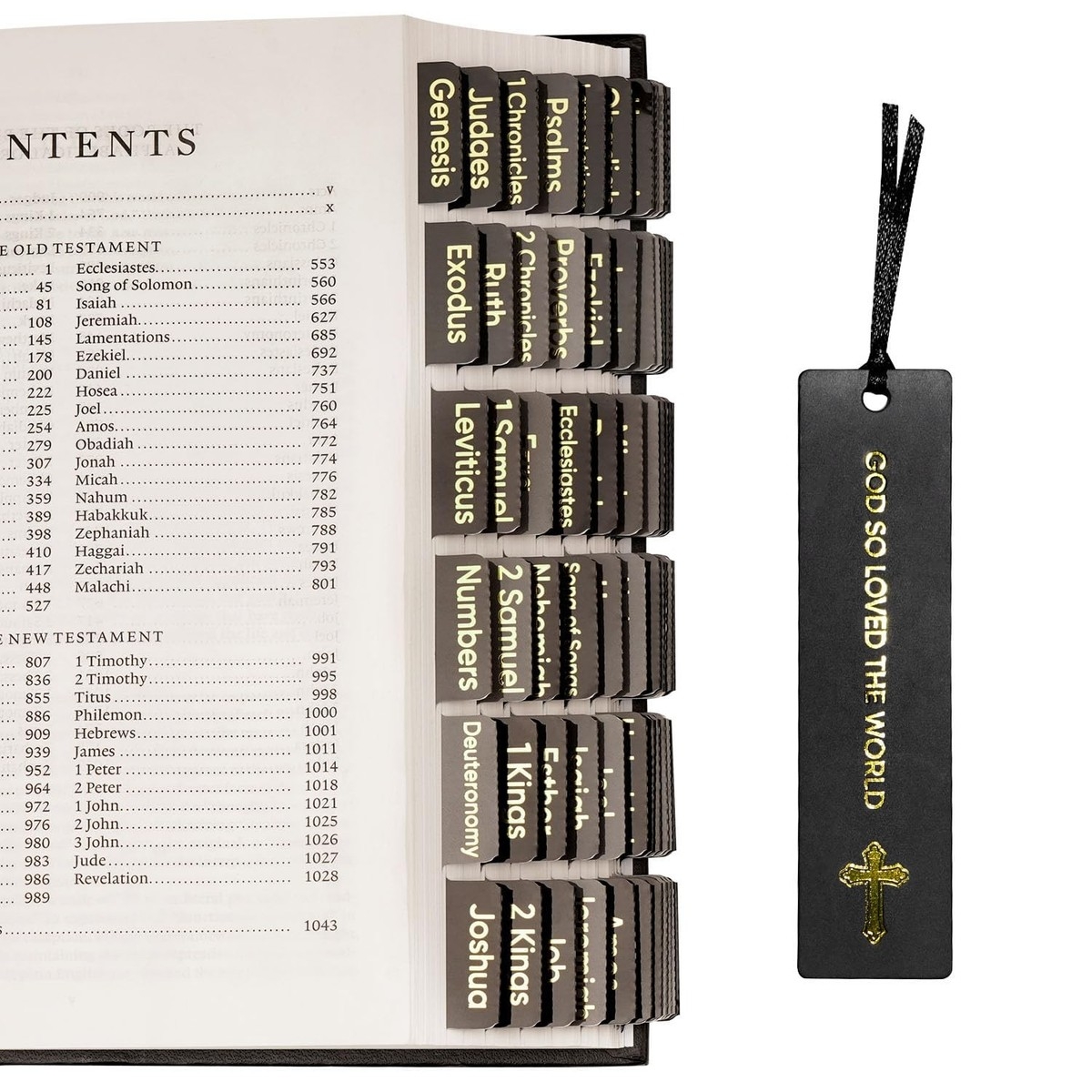 Bible Tabs For Women And Men Retro Theme 75 Large Print Bible Tabs 1 Book EBay