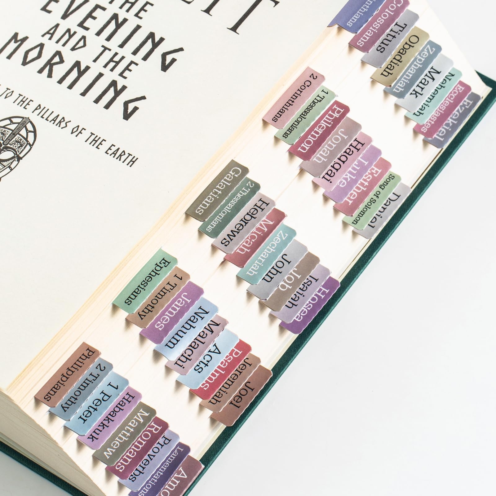 Bible Book Tabs Printable Layout