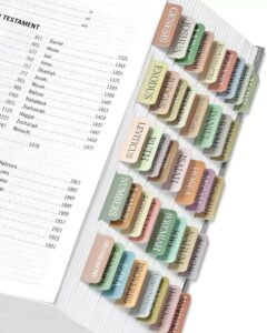 Bible Tabs For Women Men Laminated Bible Tabs For Study Bible Large Print Ne EBay