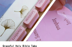Bible Tabs Pink Gold The Narrow Gate
