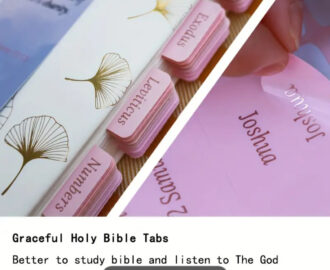 Bible Tabs Pink Gold The Narrow Gate