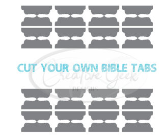 Bible Tabs SVG Digital Download Bible Journaling Instant Download Faith SVG Bible Tabs Die Cut Files SVG Files For Cricut And Cameo