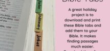 Bible Tabs THIRSTY DEER
