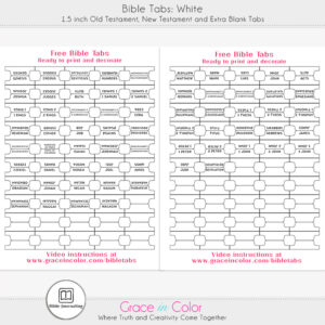 Bible Tabs What Why And How Video Grace In Color