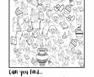 Bible Themed I SPY Printable Activity Sheets PDF Download Free Bible Worksheets