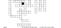 Bible Trivia Crossword Puzzle WordMint