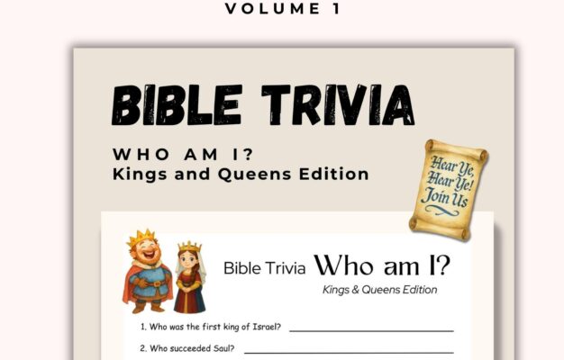 Bible Trivia Quiz For Adults Who Am I Bible Trivia Questions Printable bible Trivia For Teens bible Study Lesson Game kings Queens Etsy
