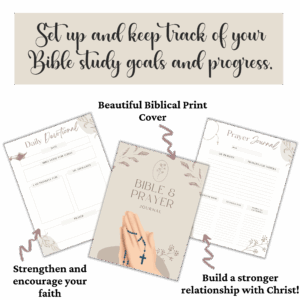 Bible U0026 Prayer Journal Commercial PLR Printable Template Pretty