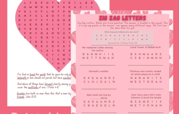 Bible Valentine Games Bible Verses About Love Christian Valentine s Day Valentine s Bible Games Bundle Church Valentine s Games Bible Game Etsy