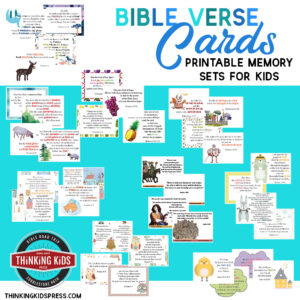 Bible Verse Cards Printable Memory Sets For Kids Thinking Kids