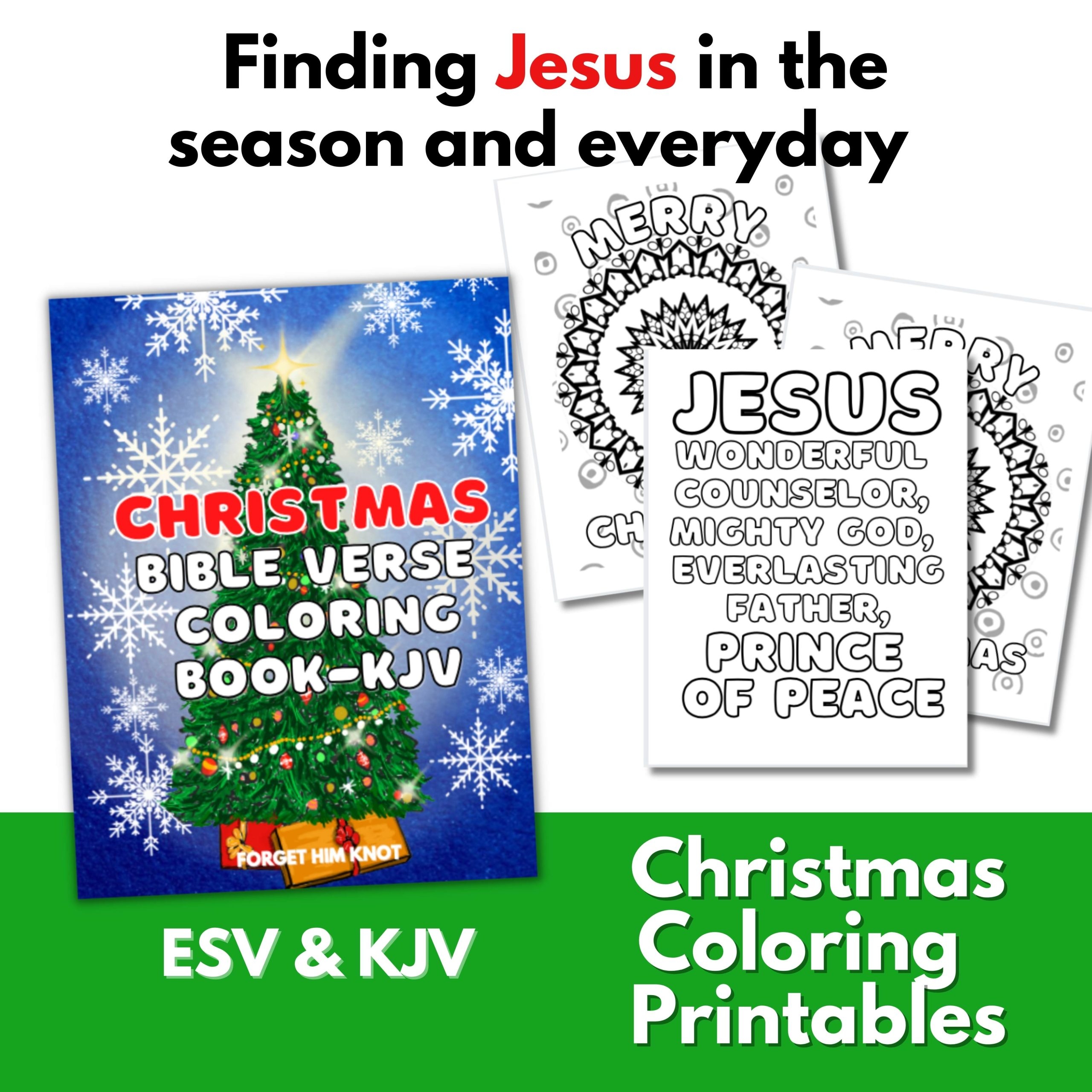 Bible Verse Christmas Coloring Printables Reminders Of Christ 