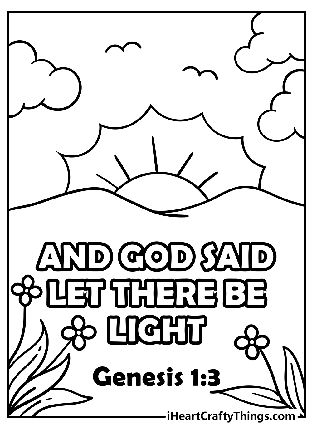 Preschool Bible Coloring Pages Printable