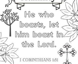 Bible Verse Coloring Pages For Adults Free Printables