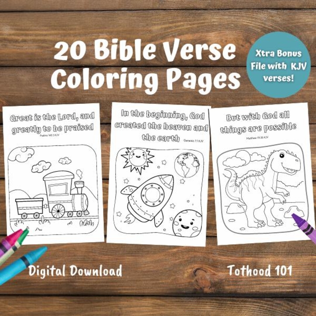 Free Printable Bible Story Pages