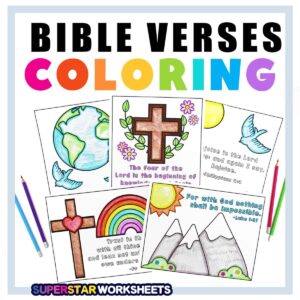 bible verse coloring pages free printables superstar worksheets