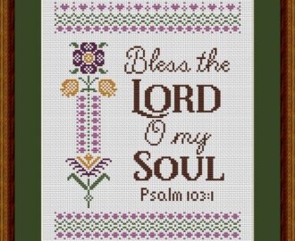 Bible Verse Cross Stitch Patterns Including King James Version KJV Designs Happiness Is HeartMade Cross Stitch Patterns