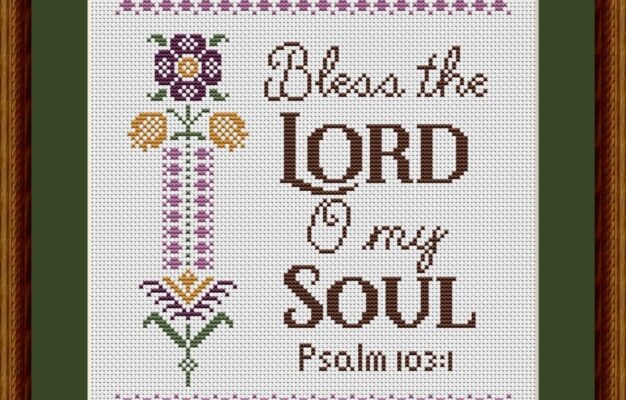Bible Verse Cross Stitch Patterns Including King James Version KJV Designs Happiness Is HeartMade Cross Stitch Patterns