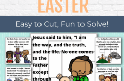 Bible Verse Easter Puzzles Kids Bible Teacher