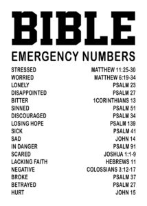Bible Verse Emergency Numb Poster Picture Metal Print Paint By Rikuharu Studio Displate