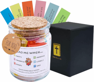 Bible Verse Jar Color Coded Bible Verses In A Jar Christian Gifts EBay