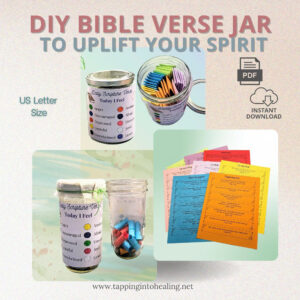 Bible Verse Jar DIY Scripture Jar Printable Bible Verses For Emotions Printable Bible Verses Daily Bible Verse Christian Gift Etsy