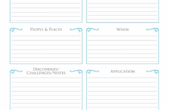Bible Verse Template Project Management Templates