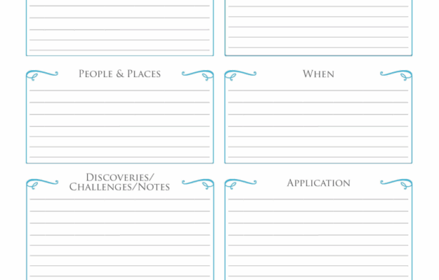 Bible Verse Template Project Management Templates