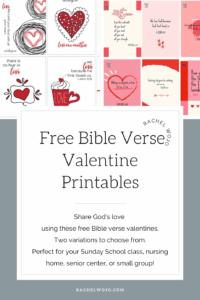 Bible Verse Valentine Printable Rachel Wojo