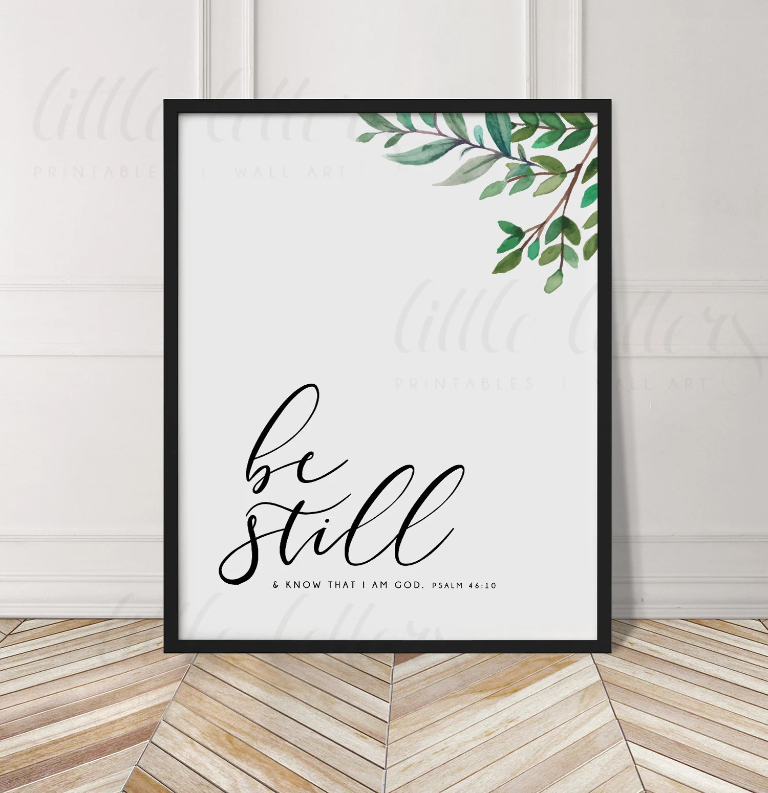Bible Verse Wall Art Bible Verse Printable Be Still And Know That I Am God Psalm 46 10 Scripture Wall Art Encouragement Print Etsy