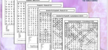 Bible Verse Word Search Puzzles 10 Bible Verses For Adults Seniors Kids Inspirational Messages Sunday School Bible Class Activity Pages Etsy