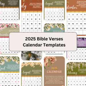 Bible Verses Calendar Printable Templates 2025 By Jeff29dreu Raket PH