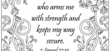 Bible Verses Coloring Book Printable By Mrs ortega Raket PH