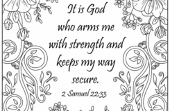 Bible Verses Coloring Book Printable By Mrs ortega Raket PH
