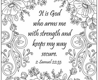 Bible Verses Coloring Book Printable By Mrs ortega Raket PH