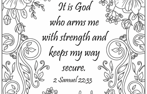 Bible Verses Coloring Book Printable By Mrs ortega Raket PH