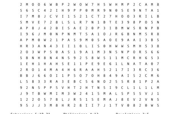 Bible Verses Word Search WordMint