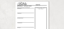 Bible Weekly Reading Plan Template Printable Journal Pages Christian Notes Planner US Letter Size A4 And A5 Etsy