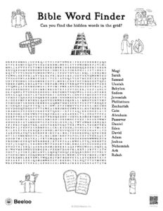 Bible Word Finder Beeloo Printable Crafts And Activities For Kids