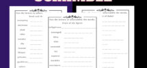 Bible Word Scramble Bible Games For Adults Bible Printables Bible Memory Christian Worksheet For Adults Bible Game Printable Etsy