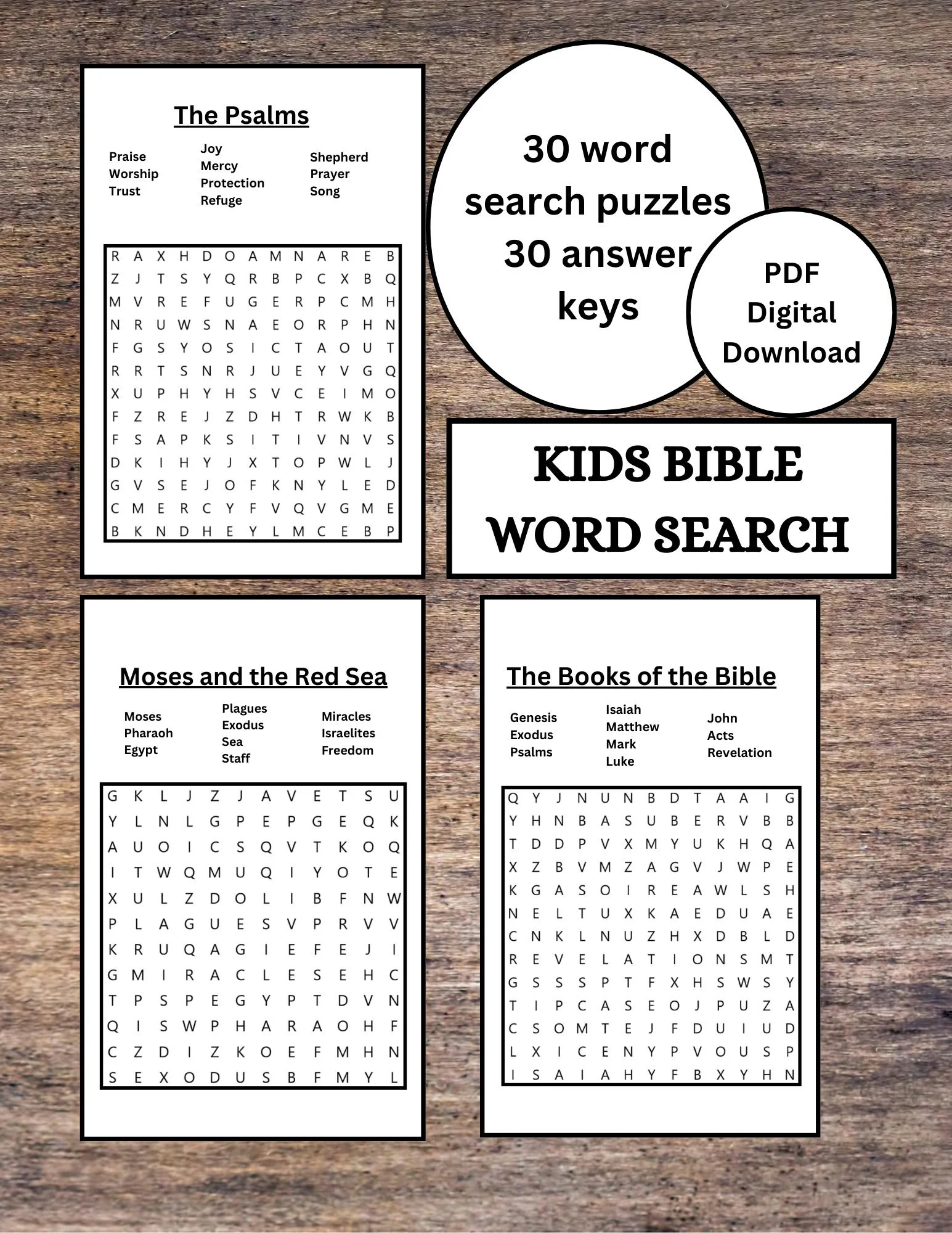 Free Background for Bible Word Search Printable