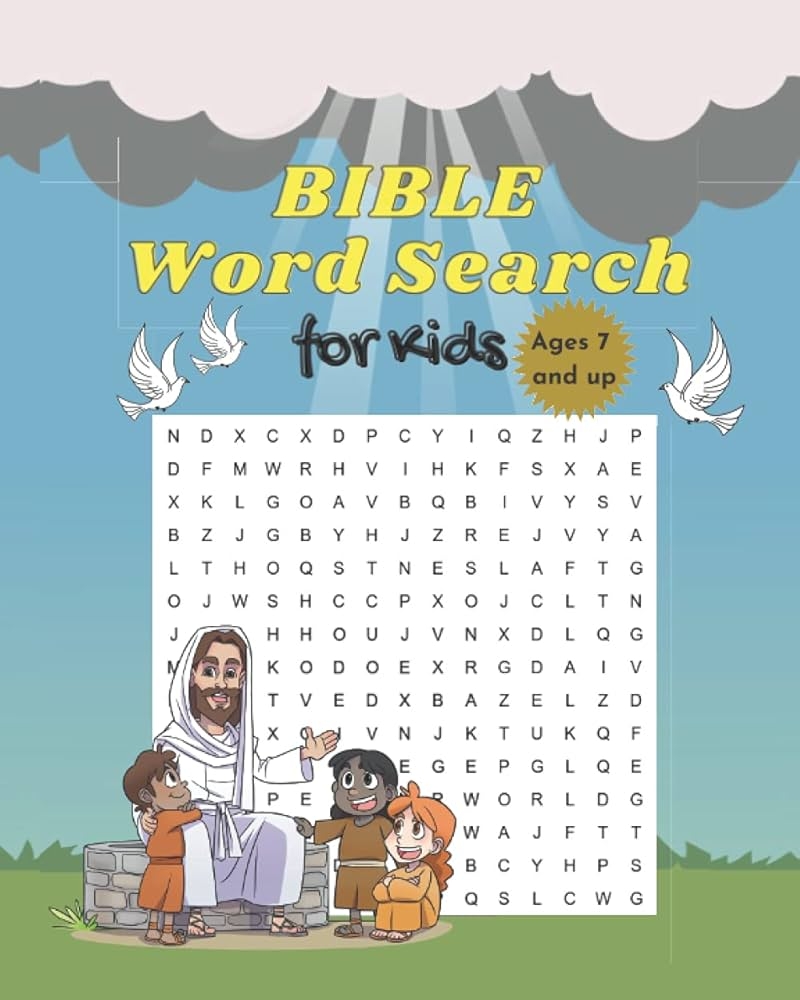 Printable Bible Word Searches for Kids